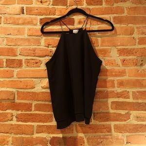 Black High Neck Blouse